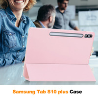 Étui de protection antichoc pour tablette intelligente avec support pliable et porte-stylet pour Samsung Galaxy Tab S11 S10 S9 FE A11 A11 Plus 11 12.4 13