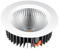 Spot lumineux à haut lumen, luminaire encastré au plafond, 52 W, COB LED, downlight en aluminium, éclairage LED commercial intérieur, X8C