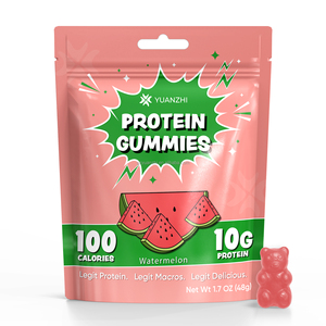 Gommose Proteiche al Gusto Anguria con 10g di <span class=keywords><strong>Proteine</strong></span> Isolate <span class=keywords><strong>del</strong></span> <span class=keywords><strong>Siero</strong></span> di <span class=keywords><strong>Latte</strong></span>, Produzione all'Ingrosso OEM, Etichetta Privata Personalizzata - Product Image 1