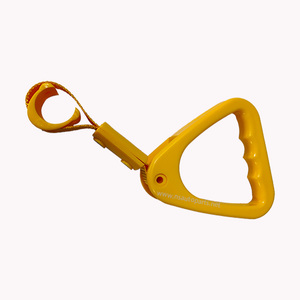 สายรัดที่จับแบบใสสำหรับโฆษณารถไฟใต้ดินสีเหลืองทนทาน - Product Image 1