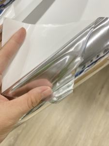 Película de vinilo metalizado cromado autoadhesiva sin burbujas, perfecta para <span class=keywords><strong>carteles</strong></span> de decoración Exterior Interior de coche - Product Image 6