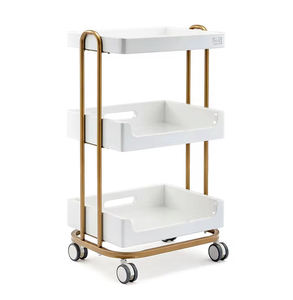 <span class=keywords><strong>Chariot</strong></span> <span class=keywords><strong>de</strong></span> Salon en Acier Inoxydable, <span class=keywords><strong>Chariot</strong></span> <span class=keywords><strong>de</strong></span> Beauté Multifonctionnel à Roulettes, <span class=keywords><strong>Chariot</strong></span> <span class=keywords><strong>de</strong></span> Rangement pour Ongles - Product Image 6