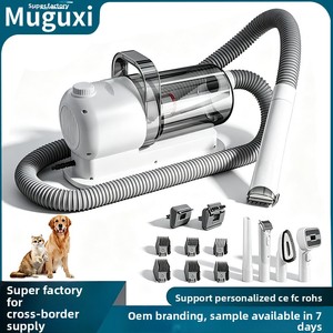 Tondeuse et aspirateur multifonctionnel électrique pour animaux de compagnie, intégré avec un matériau ABS pour le toilettage des chiens et des chats - Product Image 2