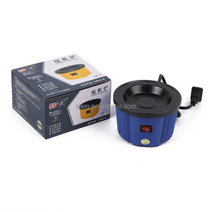 Pot de colle thermofusible Pot de fusion de Grains de colle pour Extensions de cheveux, pot de fusion de kératine de couleur bleue de bonne qualité - Product Image 2