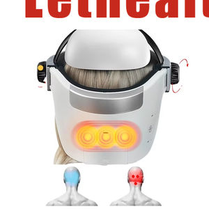 Masajeador de cabeza de presión de aire de 4 engranajes recargable, casco, instrumento de masaje automático para el cuero cabelludo, prensado en casa, amasado, rascado - Product Image 3