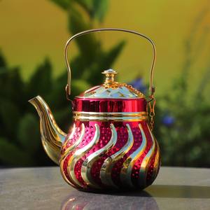 Tetera Marroquí de Lujo, Tetera Árabe Turca Ecológica con Asa para Eid - Product Image 3