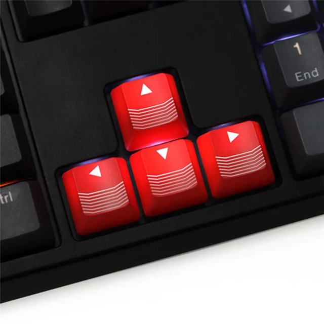 WASD Arrow 4 Keys OEM Profile ABS Backlit RGB CSGO Gaming Mechanical Keyboard DIY Keycaps Set