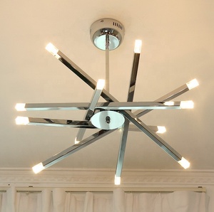 Wholesale Contemporary Chrome Metal Modern LED Chandelier Pendant <strong>Light</strong> - Product Image 2