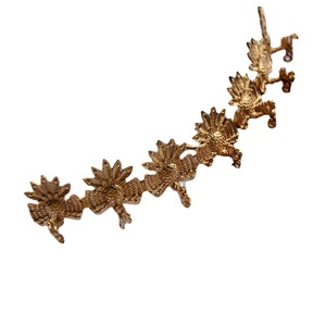 Épingle à cheveux style antique Couronne de Phénix, plaqué cuivre or et argent, coiffe de mariée chinoise, accessoire de mariage - Product Image 5