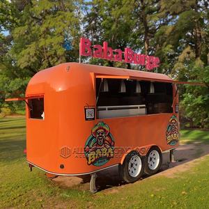 Chariot pliable en acier inoxydable entièrement équipé <span class=keywords><strong>Camion</strong></span> mobile de nourriture et de café en acier inoxydable avec certificat CE à vendre <span class=keywords><strong>Location</strong></span> - Product Image 2