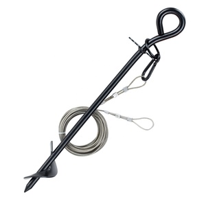 Anclaje de tierra de acero resistente 57775 # para acampar o actividades al aire libre, clavija de tienda de tierra resistente <span class=keywords><strong>a</strong></span> la intemperie - Product Image 6