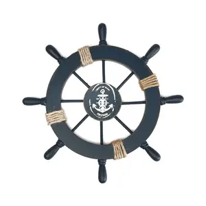 Wooden Ship Wheel Nautical Boat Ship Wheel Wall Decor