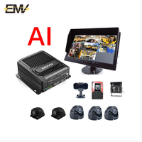 Caméra embarquée 4CH 8CH 1080p avec 4G GPS WiFi, boîte noire de véhicule CCTV avec garantie d'un an pour bus/camion