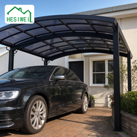 Store banne latérale HESIWEI pour pergola à lames en aluminium, écran zippé pour l'extérieur, protection de l'intimité