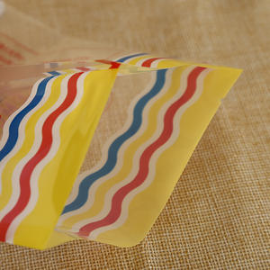 Sac en plastique transparent personnalisé avec logo imprimé, fermeture éclair, pour aliments et loisirs, avec soudure latérale de couleur exquise, idéal pour les expositions - Product Image 2