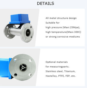 金属回転計ガス空気流量計h2n2ガス金属管フロート流量計 - Product Image 5