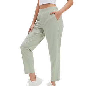 High Quality <strong>Women's</strong> Golf Pants with Zip Pockets 7/8 Ankle Stretch Lightweight Sweatpants for Athletic Hiking Travel Work Lounge - Product Image 5
