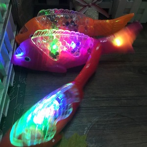 Electric <b>Projection</b> Fish <b>Light</b> Up Toy Musical Rocking Fish For Party Decoration Plastic With Led <b>Lights</b> F3189 - Product Image 3