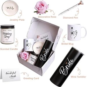 Regalos de Compromiso para Ella, Regalos de Boda con Vasos de Acero Inoxidable, Velas Aromáticas para la Novia, Set de Regalo para Despedida de Soltera - Product Image 6