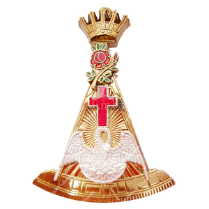 Regalia maçonnique Rite écossais AASR Rose Croix Bijou collier 18e degré - Product Image 1