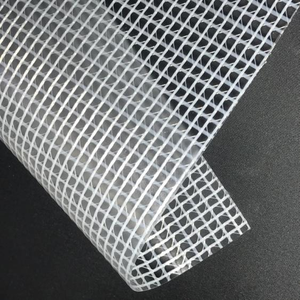 Bâche en tissu polyester maillé transparent léger, ignifuge et antistatique 1200G 1000D*1000D pour mariages et sacs - Product Image 5