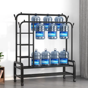 Tùy Chỉnh Nhiệm Vụ Nặng Nề Kim Loại Vải Móc Áo Tầng May Mặc Đôi Tầng Bán Lẻ Quần Áo Hiển Thị Giá Cho Phòng Khách Cho Giày - Product Image 4