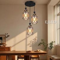 Luminaire suspendu en corde de chanvre, lustre moderne nordique pour salon, chambre, café, restaurant, modèle RP0374