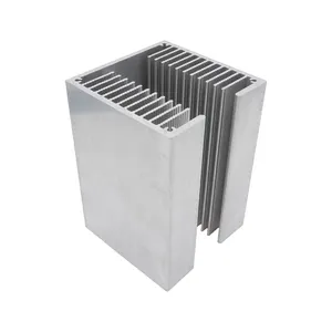 Dissipador de calor de alumínio extrudado personalizado de fábrica, perfil de alumínio, serviço de usinagem cnc de alumínio