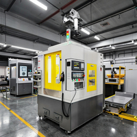 RuiYi 6060 Fresadora CNC 3D de Alta Precisión, Husillo de 15000-60000 RPM, Molde de Precisión Templado para Biselado de Vidrio Móvil
