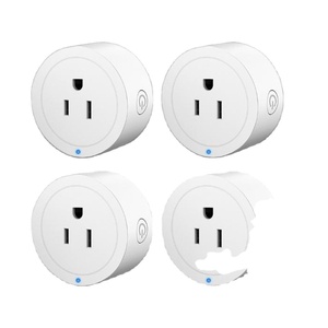 Prise intelligente Wi-Fi 3 trous standard américaine 10A avec contrôle à distance BLE, interrupteur sécurisé et durable, temporisation, compatible avec les appareils vocaux - Product Image 3