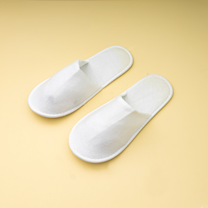 Быстрая доставка белые домашние Тапочки для ванной комнаты женские одноразовые Тапочки для гостей отеля спа - Product Image 2