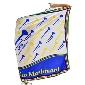 Vente en gros Élection Africain Wax Tissu Wrap Kanga Imprimer Coton Chitenge pour la campagne de l'Ouganda - Product Image 2