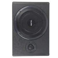 Sıcak satış ince 10 "Woofer araç hoparlörleri Subwoofer güçlü bas Subwoofer ile koltuk araba ses anfisi altında