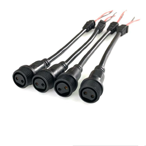 Cabo Conector Personalizado de Fábrica à Prova d'Água 2-8 Pinos, Plugue de Aviação, Chicote de Fios de Alimentação LED para Exterior, Conector Rápido Macho-Fêmea - Product Image 1