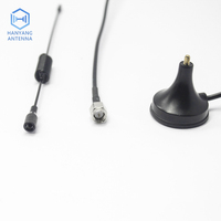 Lot de 2 antennes mâles MIMO à base magnétique 7dBi pour routeur CPE sans fil 4G LTE pour véhicule intérieur