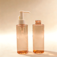 Bouteille vide personnalisée en plastique de 200 ml pour huile corporelle cosmétique, démaquillant, huile nettoyante beauté, huile capillaire avec pompe ZS15 CN/GUA