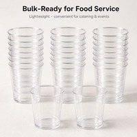 Gobelet jetable 200 ml en PS, en plastique rigide épaissi, pour l'aviation et l'utilisation domestique (eau potable, réception)