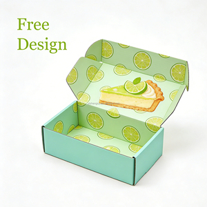 Cajas <span class=keywords><strong>de</strong></span> Embalaje <span class=keywords><strong>de</strong></span> Cartón <span class=keywords><strong>para</strong></span> Galletas, Impresas Personalizadas, Recicladas, <span class=keywords><strong>de</strong></span> Grado Alimenticio, con Cajón Deslizante, Color <span class=keywords><strong>Pastel</strong></span>, con Separadores - Product Image 2