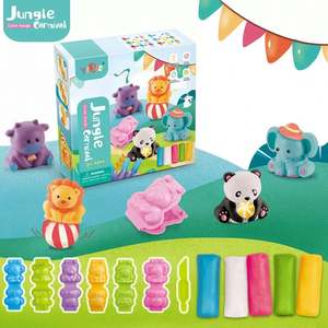 Juguetes <span class=keywords><strong>de</strong></span> <span class=keywords><strong>Plastilina</strong></span> DIY en Oferta con 12 Moldes <span class=keywords><strong>de</strong></span> Dinosaurios <span class=keywords><strong>de</strong></span> Arcilla <span class=keywords><strong>de</strong></span> Colores para Educación Temprana, <span class=keywords><strong>Plastilina</strong></span> Versátil <span class=keywords><strong>de</strong></span> Colores - Product Image 5