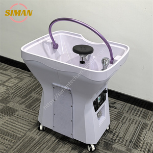 Siman Movable Shampoo Basin Head Therapy <strong>Machine</strong> <strong>Massage</strong> Couch Facial Bed Fumigation <strong>Water</strong> Circulation Shampoo <strong>Machine</strong> - Product Image 2