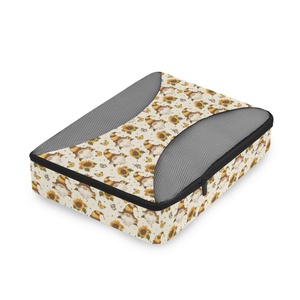 4Pcs Set Customs Patterns Clothes Packing Bag Luggage Organizer <b>Cubes</b> Travel <b>Storage</b> Bags Set Portable Travel Bag - Product Image 3