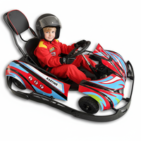 Kart électrique 24V pour adultes, 60 km/h, karting de drift commercial haute performance, kart de course pour club, karting extérieur noir
