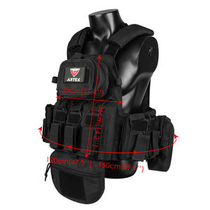 Chaleco Táctico MOLLE Impermeable de Poliéster Ligero, Equipo de Protección para Entrenamiento, Caza y Aventuras al Aire Libre - Product Image 2