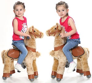 新しいデザインのロバかわいい動物大人の馬のおもちゃの機械的な馬の乗り物 - Product Image 3