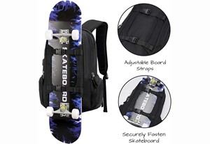 กระเป๋าเป้สเก็ตบอร์ดกันน้ำคุณภาพสูงพร้อมที่ใส่แล็ปท็อปกระเป๋าสกี OEM/ODM สำหรับยิม - Product Image 5