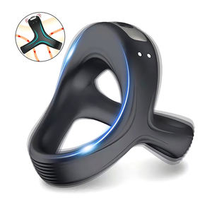 Offre Spéciale – Anneau <span class=keywords><strong>de</strong></span> Retardement Masculin en Silicone Rechargeable par USB, Anneau Triple Verrouillage pour le Sperme avec Caractéristique Douce, Nouveau Design - Product Image 6