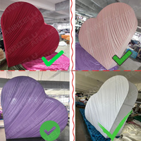 Arche de mariage métallique ANNIELU 8x8ft 3D à double couche avec support latéral en forme de cœur pour décoration de fête, douche nuptiale, Saint-Valentin