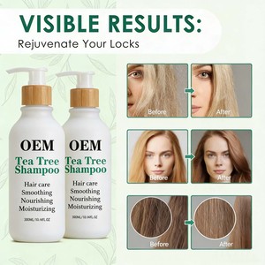 Champú <span class=keywords><strong>de</strong></span> Árbol <span class=keywords><strong>de</strong></span> Té <span class=keywords><strong>para</strong></span> un Cabello Más Fuerte, Suavizante, Nutritivo e Hidratante, Champú 100% Puro y Natural <span class=keywords><strong>para</strong></span> el Cuidado del Cabello OEM - Product Image 4