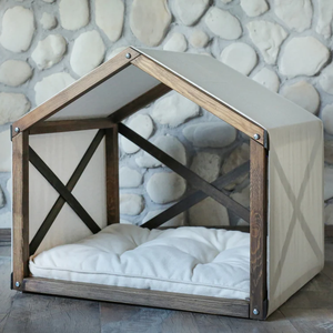 Cuccia per Cani in Legno Stile Moderno Cottage Bestseller, Cuccia per Cani in Legno, Letto per Gatti, Arredamento per Animali Domestici, Cuccia per Cani da Interno - Product Image 3