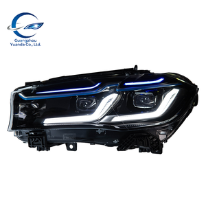Nouvel ensemble de phares YUANDA 14-18 pour X5 F15, lentille LED modifiée, <span class=keywords><strong>édition</strong></span> Thunder, feux de jour et clignotants 6000K 24V - Product Image 1